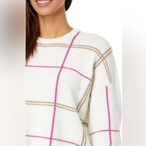 ✨HP✨ NWOT Splendid Greta Plaid Sweater - Picture 8 of 8